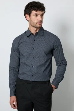 Burton Chemise Habillée À Manches Longues À Imprimé Losanges<Homme Chemises