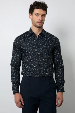 Burton Chemise Habillée e À Manches Longues Avec Imprimé Floral<Homme Chemises