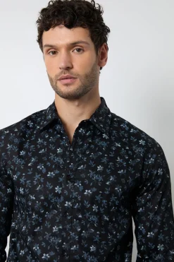 Burton Chemise Habillée e À Manches Longues Avec Imprimé Floral<Homme Chemises