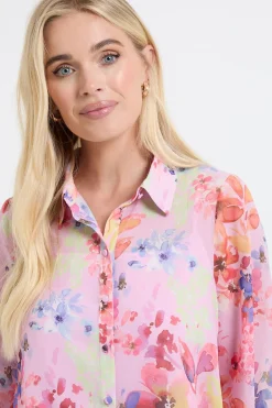Wallis Chemise Longue Petite À Ourlet Asymétrique<Femme Tops