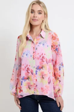 Wallis Chemise Longue Petite À Ourlet Asymétrique<Femme Tops