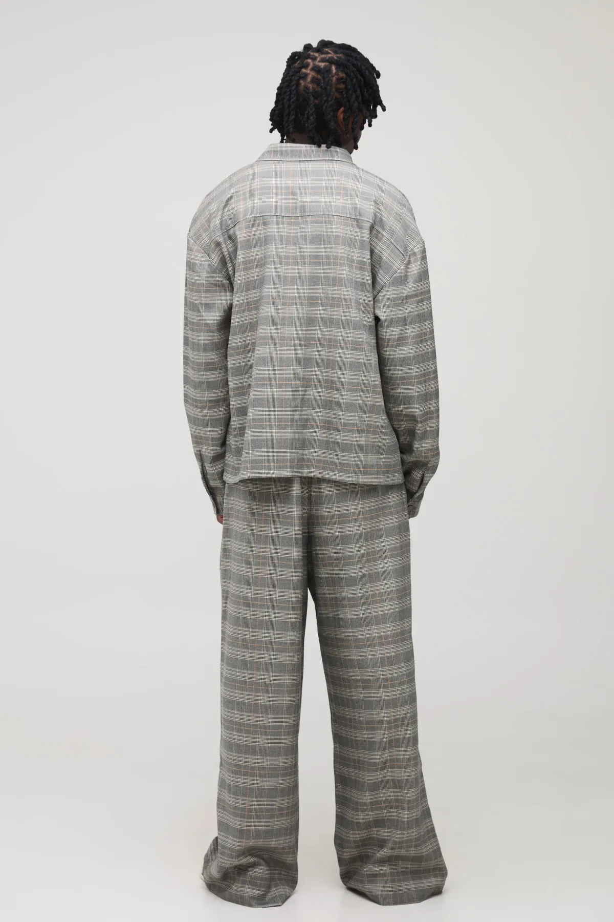 boohooMAN Chemise longue surdimensionnée Heritage à carreaux<Homme Chemises|Tout Afficher
