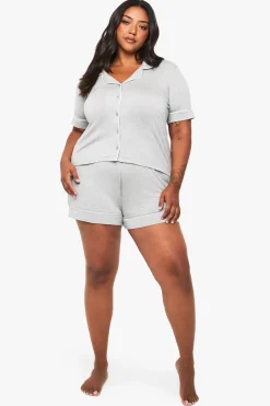 Chemise à manches courtes en modal ultra-doux & ensemble de pyjama court