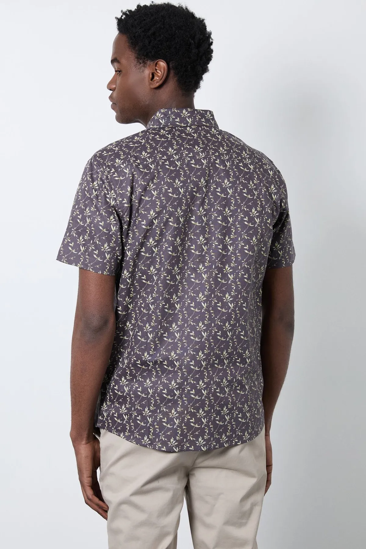 Burton Chemise À Manches Courtes Imprimé Fleuri<Homme Chemises