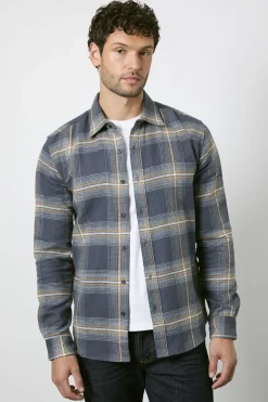 Burton Chemise À Manches Longues À Carreaux<Homme Chemises