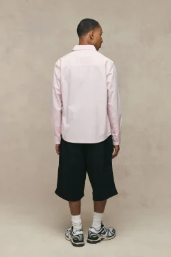 boohooMAN Chemise À Manches Longues Coupe Regular Avec Broderie Numéro<Homme Chemises