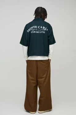 Chemise Monte Carlo Revere surdimensionnée