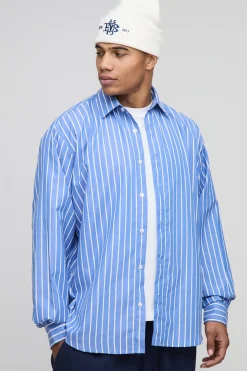 Chemise New York surdimensionnée brodée