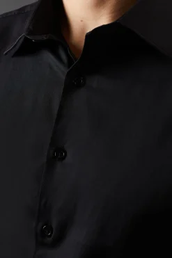 Burton Chemise e Coupe Ajustée Manches Longues Facile à Repasser<Homme Chemises