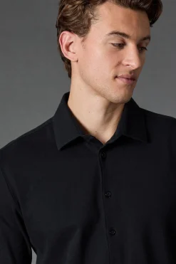 Burton Chemise e Piqué Coupe Ajustée Manches Longues<Homme Chemises