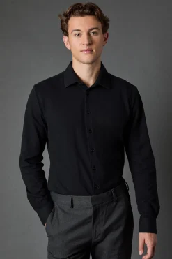 Burton Chemise e Piqué Coupe Ajustée Manches Longues<Homme Chemises