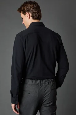 Burton Chemise e Piqué Coupe Ajustée Manches Longues<Homme Chemises