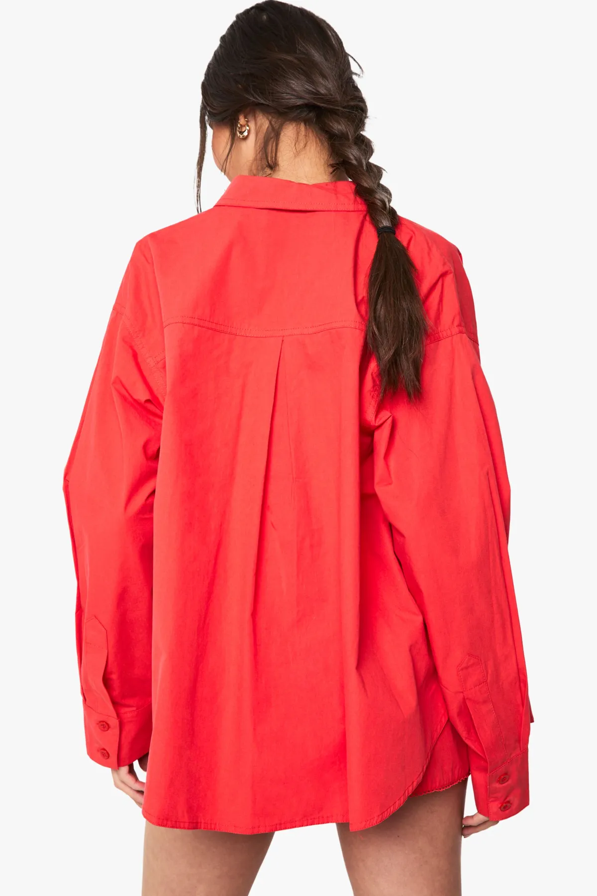 boohoo Chemise oversize avec détail de poche<Femme Tops
