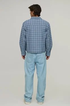 boohooMAN Chemise Oversize Boxy À Micro Carreaux<Homme Chemises