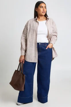 Chemise Oversize À Carreaux