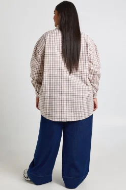 Chemise Oversize À Carreaux