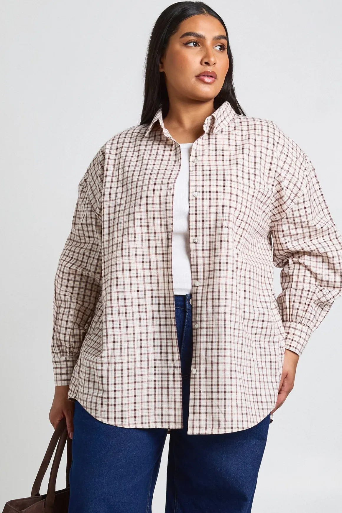 Chemise Oversize À Carreaux