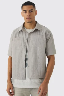 Chemise Oversized Boxy Crinkle