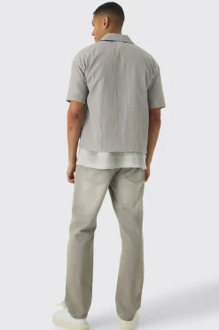 Chemise Oversized Boxy Crinkle