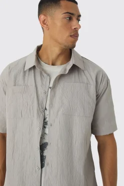 Chemise Oversized Boxy Crinkle