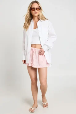 Chemise Oversized En Popeline De Coton Petite
