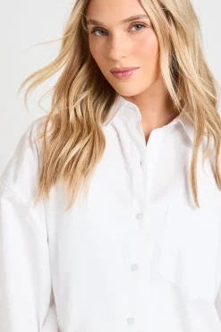 Chemise Oversized En Popeline De Coton Petite