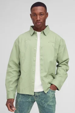 Chemise Oversized Flame Applique
