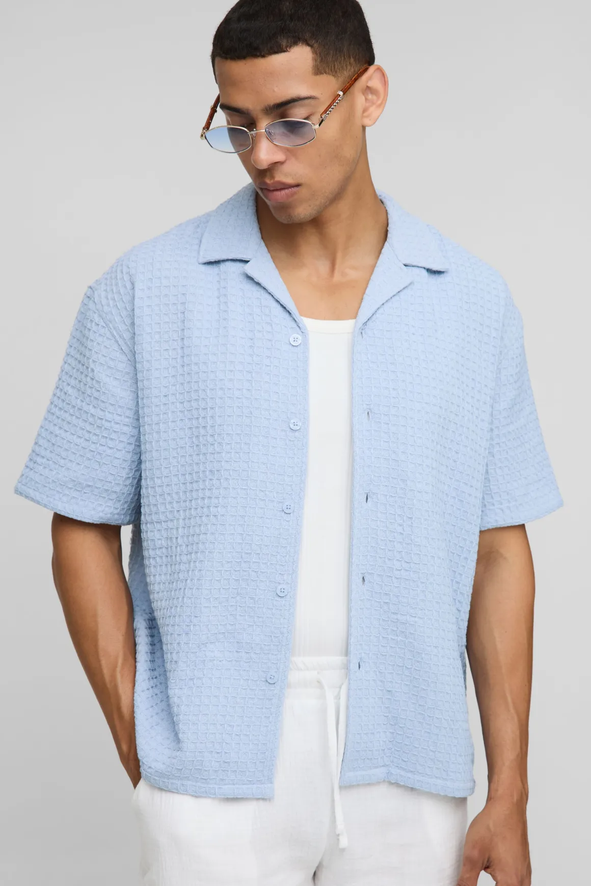 Chemise Oversized Jumbo Waffle Revere