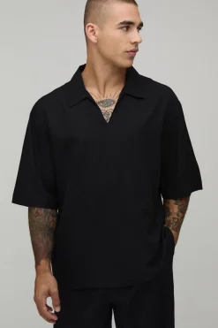 Chemise Oversize En Mélange De Lin Avec Décolleté En V Profond