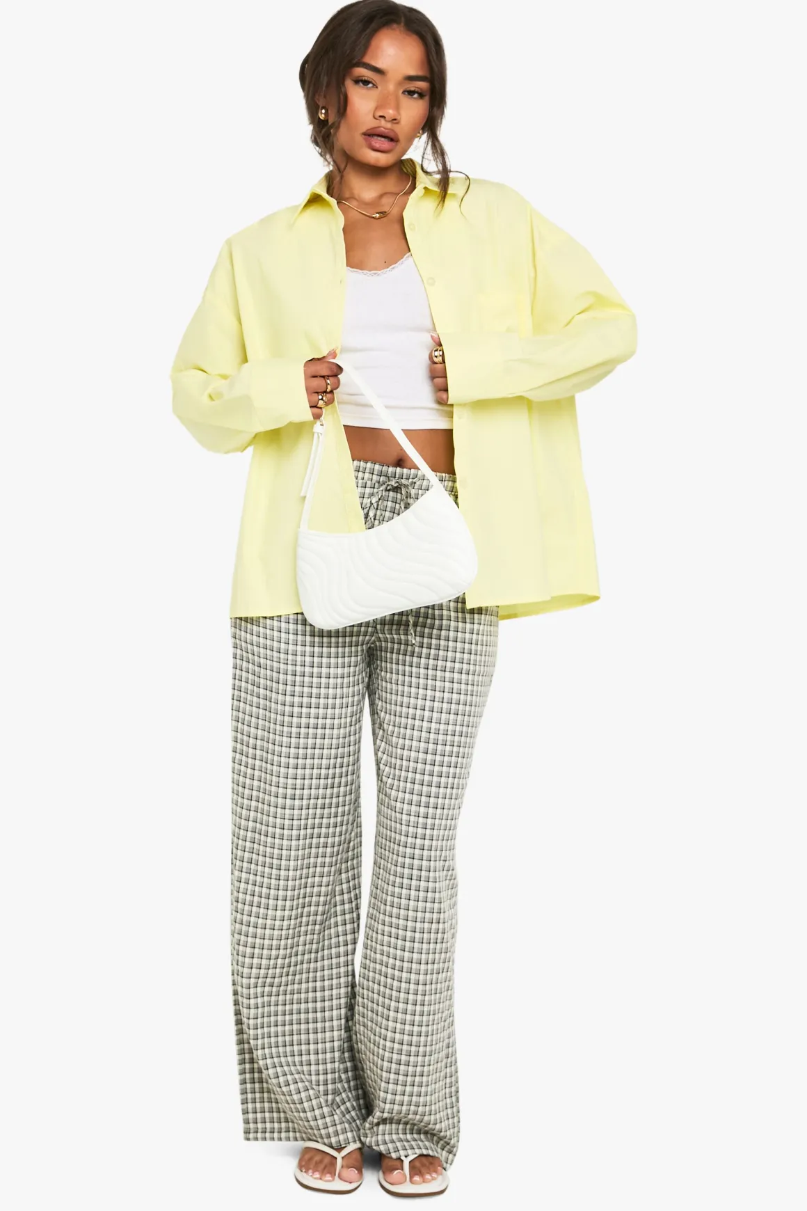 Chemise oversize en popeline de coton