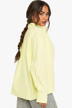 Chemise oversize en popeline de coton