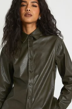 Chemise oversize en synthétique