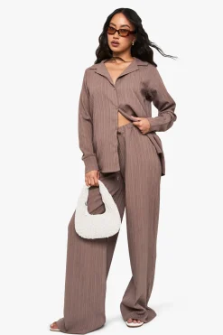 Chemise oversize froissée