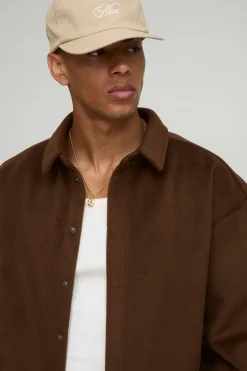 Chemise oversize Melton