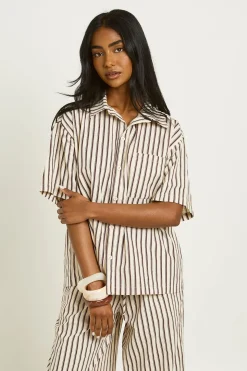 Chemise Oversize À Rayures