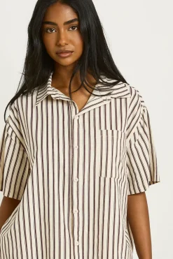 Chemise Oversize À Rayures