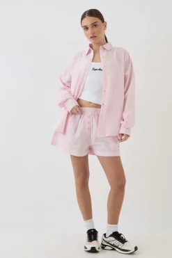 Chemise Oversize À Rayures Brodées Dsgn Studio