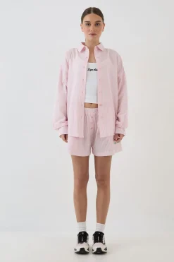 Chemise Oversize À Rayures Brodées Dsgn Studio