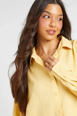 boohoo Chemise Oversize À Texture Froissée<Femme Tops