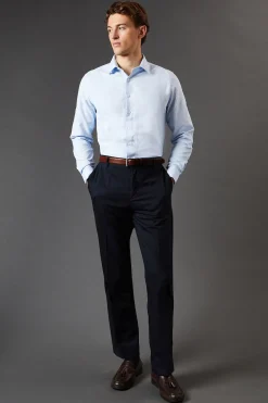 Burton Chemise Oxford Coupe Slim Manches Longues Facile à Repasser<Homme Chemises