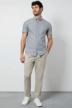 Burton Chemise Oxford e À Manches Courtes<Homme Chemises