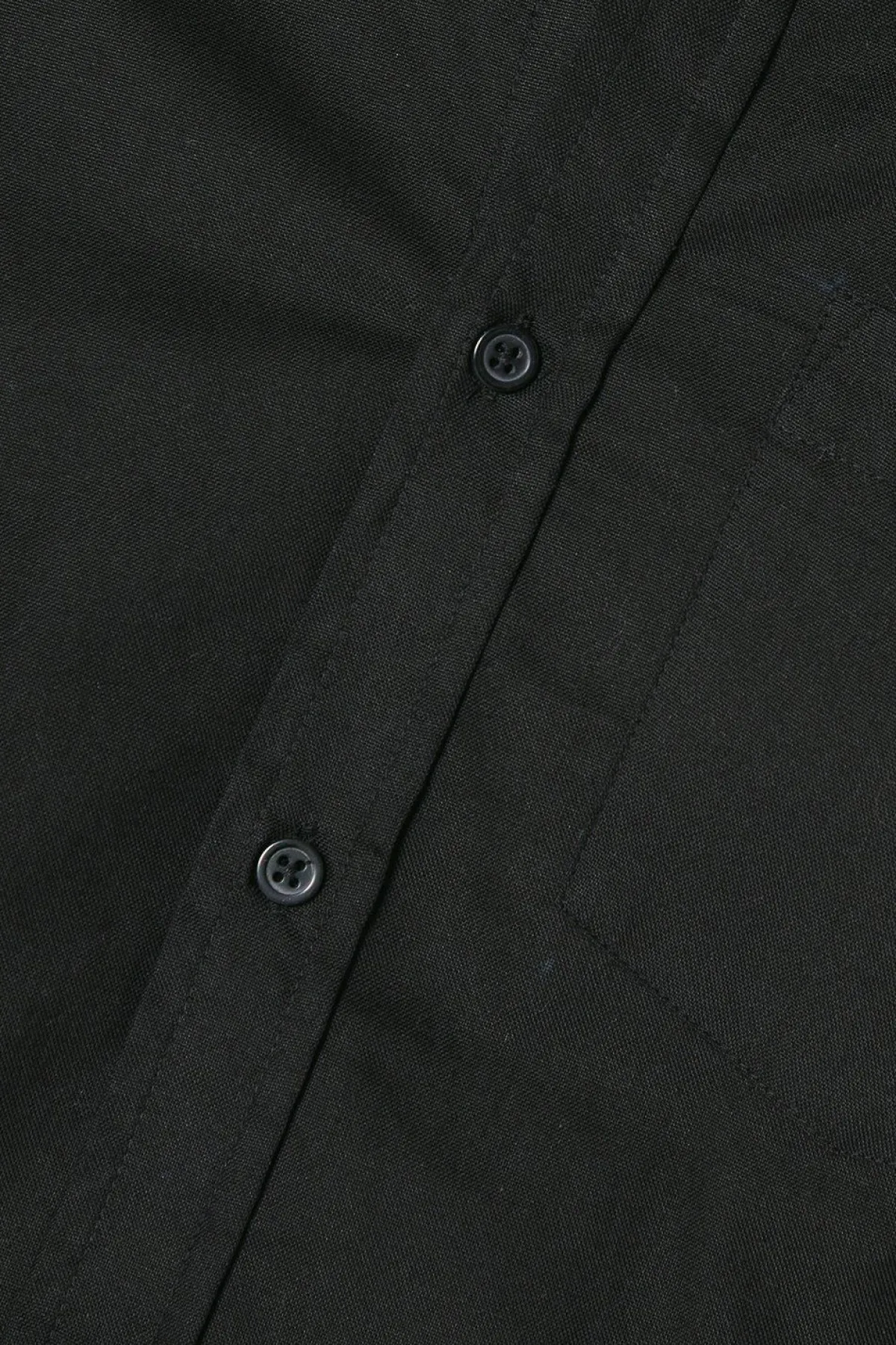 Burton Chemise Oxford Noire à Manches Courtes<Homme Chemises