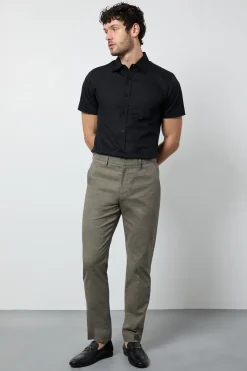 Burton Chemise Oxford Noire à Manches Courtes<Homme Chemises