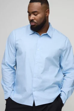 boohooMAN Chemise Oxford Regular Fit Plus en blanc<Homme Chemises Grande Taille|Chemises