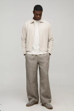 Chemise par-dessus surdimensionnée à texture brossée