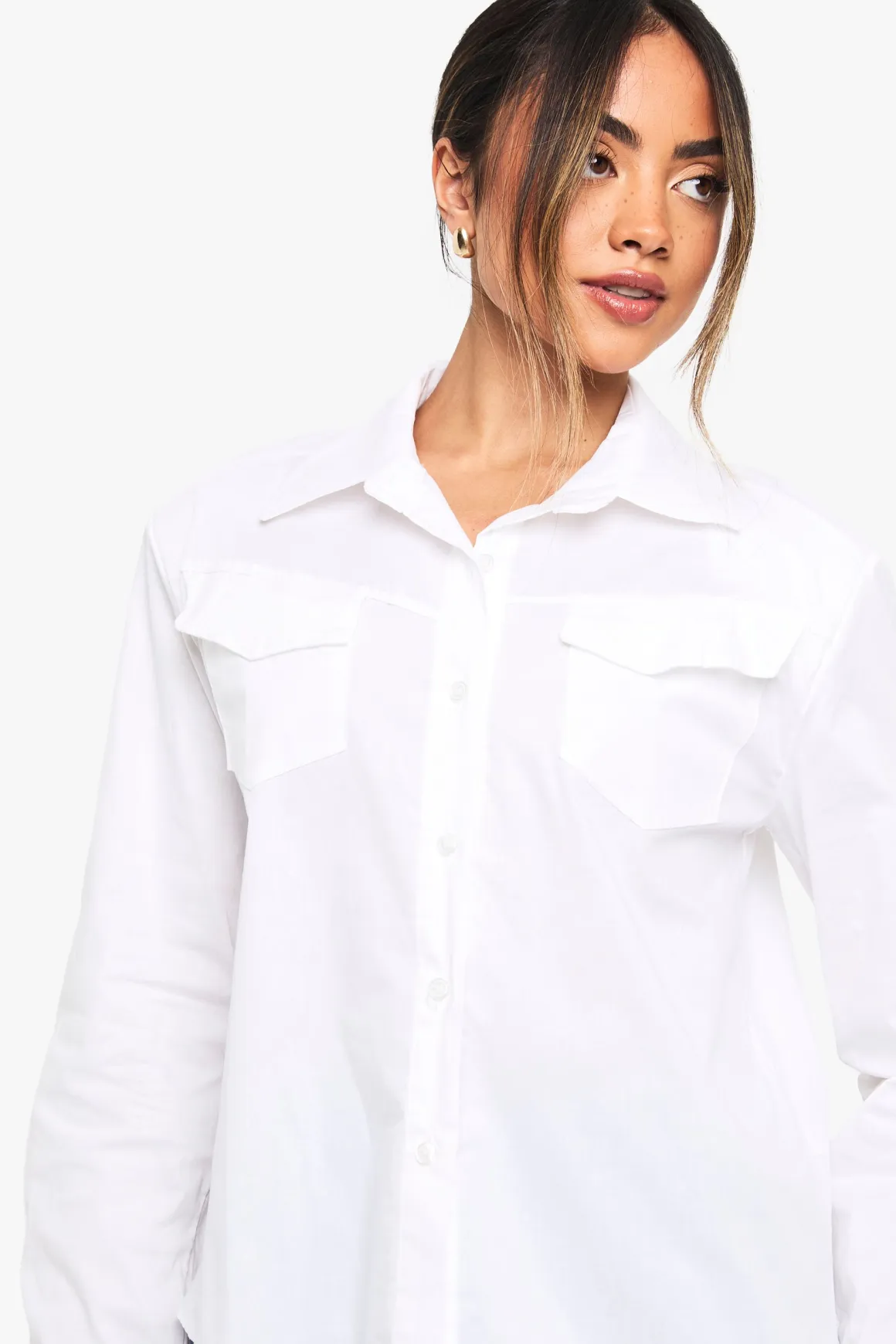 Chemise À Épaulettes De Style Western