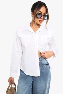 Chemise À Épaulettes De Style Western