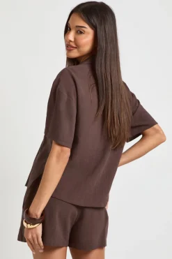 Chemise Premium En Lin À Manches Courtes