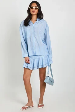 Chemise Rayée Coupe Ample
