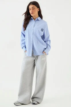 DSGN Studio Chemise Rayée en Popeline de Coton Oversize<Femme Dsgn Studio|Tops
